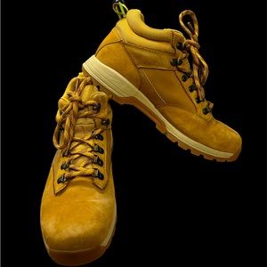 Men’s Timberland boots.